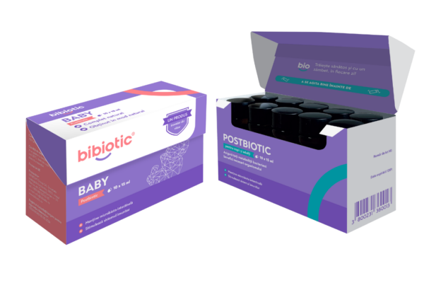 1 buc. Bibiotic® Baby  + 1 buc. Bibiotic® pentru copii peste 3 ani și adulți