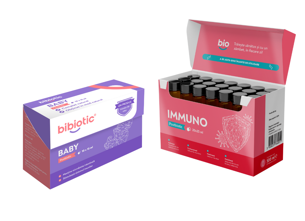 1 buc. Bibiotic® Baby + 1 buc. Bibiotic® Immuno