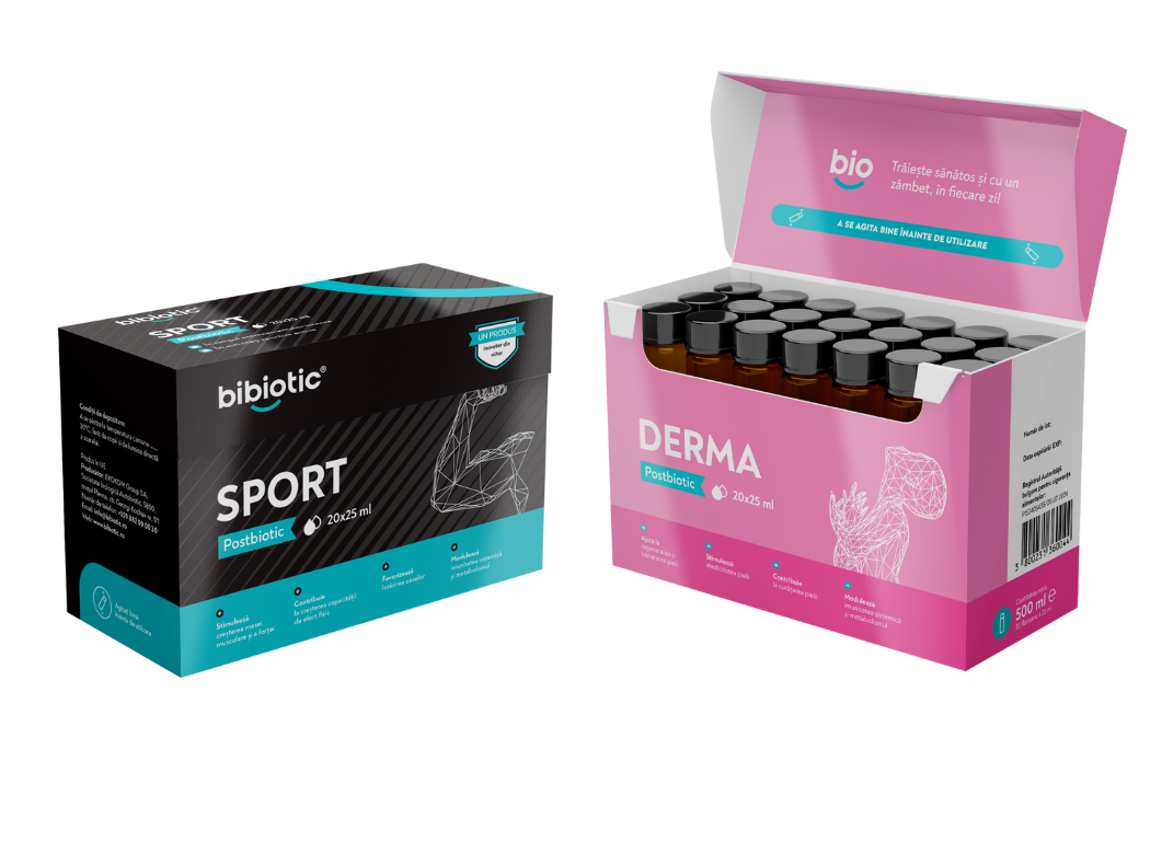 1 buc. Bibiotic® Derma + 1 buc. Bibiotic® Sport